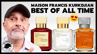 Maison Francis Kurkdjian 12 BEST OF ALL TIME  Favorite MFK Perfumes Of All Time [upl. by Alleahcim]