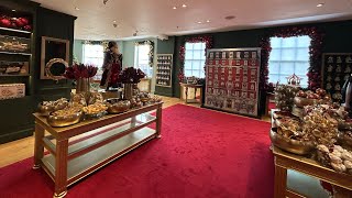 Fortnum amp Mason Christmas shop 2024 christmas christmasdecor christmasdecorations [upl. by Anemaj329]