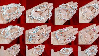 2000  5000 rs under silvar payal designs with weight and price  new silver chain payal design [upl. by Jepum]