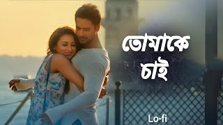 Tumake chai  lofi slowed and Reverd Bangla romantic song BK Music lyrics OfficialArijitSingh [upl. by Mikes]