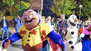 INSANE Disney Character Parade 2018 at Walt Disney Studios Park 100 [upl. by Dranek]