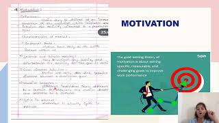 Motivation SHORT NOTE ORGANON [upl. by Mercy756]