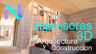 Impresoras 3D en arquitectura y construccion [upl. by Ailadi]