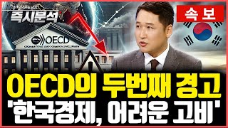 속보 OECD의 경제전망 보고서 즉시분석  세계경제가 어려운 고비를 지나고 있다” 즉시분석 [upl. by Yhtomiht]