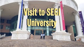 Vlog 23 Visit TO SEGI UNIVERSITY We visited the Campus Finally [upl. by Dihsar298]