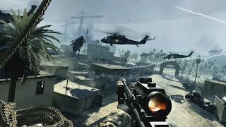 Call Of Duty Modern Warfare 1 English No Comment Xbox 360 Game On Xbox One X  Credits Rap Song [upl. by Morrie]