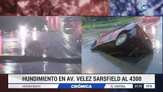 ASI FUE TRAGADO UN AUTO 🔴 URGENTE 🌧️ INTENSA LLUVIA EN CÓRDOBA [upl. by Luke]