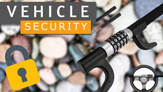 Combination Steering Lock From Tevlaphee  Simple And Effective Vehicle Security vanlife [upl. by Kano]