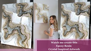 Creation of DULCET  Luxury Handmade Epoxy Resin Art by Dianka Pours [upl. by Berglund785]