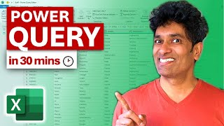 Power Query  Beginner to PRO Masterclass in 30 minutes [upl. by Limoli]