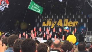 Lily Allen  Smile  Glastonbury 2014 [upl. by Eiznyl]