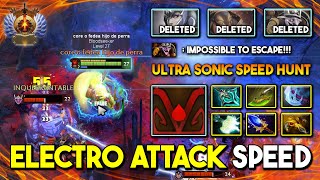 ELECTRO ATTACK SPEED CARRY Bloodseeker Max Slotted Build With Ultra Sonic Speed Hunt 735c DotA 2 [upl. by Lladnor912]