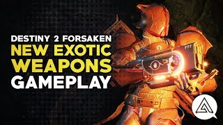 Destiny 2  New Exotic Weapon Gameplay  Izanagis Burden Jötunn amp Le Monarque [upl. by Naerol]