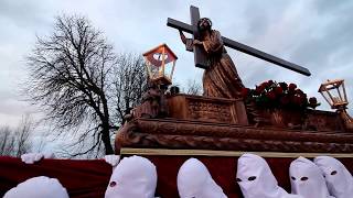 Procesión del Encuentro  Semana Santa Burgos 2018 [upl. by Pubilis958]