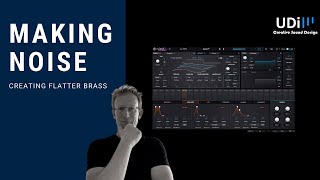 Making Noise Creating Brass Flatter using Arturia Pigments  Sound Design Tutorial [upl. by Ainitsirc]