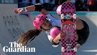 Arisa Trew going to keep skating and pushing myself after winning Olympic skateboard gold [upl. by Stillas]