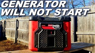 Why my Generator wont start or run [upl. by Marquardt]