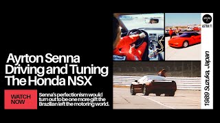 Ayrton Senna Driving and Tuning the Honda NSX [upl. by Stalk]