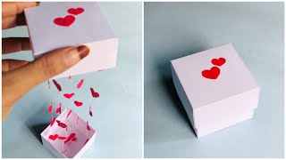 Diy ideas  gift box  paper craft  cute gift box [upl. by Nedrah992]