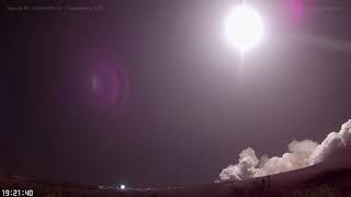 SpaceX SAOCOM 1A  4K Timelapse Remote camera w wide angle lens  Vandenberg AFB [upl. by Billi]