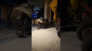 Ripping the axle out on a 300 with a 400ex GONE WRONG honda 400ex hondaatv fourtrax [upl. by Baler]