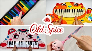 😍Old Spice commercial jingle on Cool Different music instruments [upl. by Einaled]