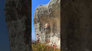 Bouldering 8aV12 quotНечистьquot Crimea outdoorclimbing rockclimbing bouldering [upl. by An]