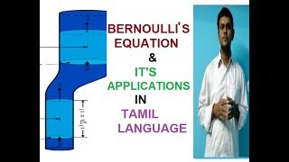 Bernoullis Equation and its Applications in TAMIL language [upl. by Eelimaj]