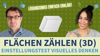 Flächen zählen 3D  Visuelles Denken amp Räumliches Vorstellungsvermögen trainieren lernen [upl. by Wivestad]