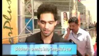 Siddharth sneaks into Deepikas car [upl. by Nimar]