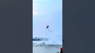 Flyboard freestyle backflip 🤠😎👍 this guys is so cool adventure flyboard [upl. by Ardnaeel]