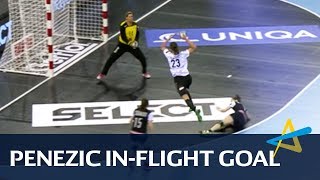 Penezic inflight goal  Womens EHF FINAL4 201718 [upl. by Sperry296]