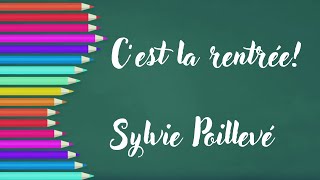 Cest la rentrée  Sylvie Poillevé  Poésie  French Poetry [upl. by Drofnats]