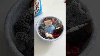 Make yogurt bowl with me asmr food asmrfood satisfying yogurt healthyfood breakfast shorts [upl. by Vonny75]