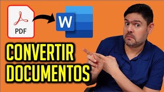 Cómo pasar documentos PDF a WORD GRATIS fácil y RAPIDO sin PROGRAMAS [upl. by Ahseeyt735]