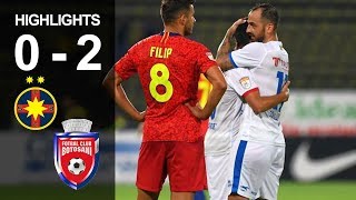 Rezumat FCSB  FC Botosani 02  Victorie istorica pentru Botosani  Etapa 3 [upl. by Kuebbing656]