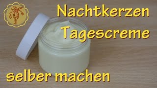 NachtkerzenTagescreme selber machen  für trockene gereizte Haut [upl. by Nailil]