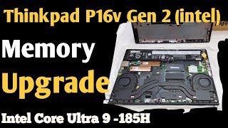 LENOVO THINKPAD P16v GEN2 HOW TO UPGRADE RAM [upl. by Guerin]