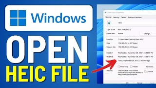 How to Open Heic File on Windows  Quick and Easy [upl. by Filberto633]