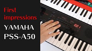 【レビュー】YAMAHA PSSA50を買いました！ [upl. by Abate]