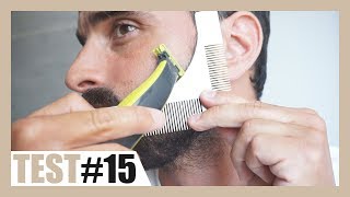 Utiliser un traceur de contour de barbe avec le Oneblade  CRASH TEST [upl. by Ahseek]