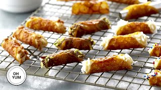 Professional Baker Teaches You How To Make CANNOLI [upl. by Leiva]