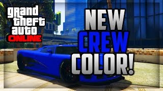 GTA 5 Online Paint Jobs  Best Rare Modded Crew Colors 16 quotNavy Bluequot [upl. by Yrrol]