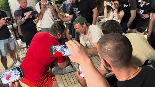 DEVON LARRATT VS VITALY LALETIN ARMWRESTLING AT EAST VS WEST 13 [upl. by Ailem616]