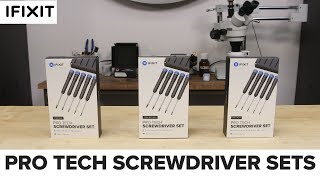 iFixits Pro Tech Screwdriver Sets Perfect For All Repairs [upl. by Eneladgam]