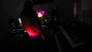 synthesizer jam in home studio [upl. by Cohdwell876]