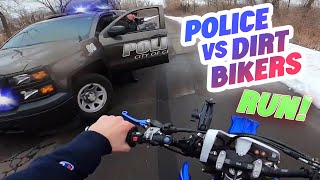 Police Chase Dirt Bikers  Cops VS Motorcycles  Best Compilation 2021 [upl. by Trojan]