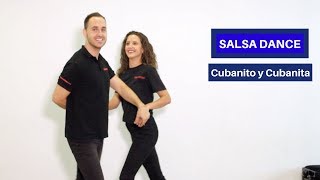 Pasos de Salsa Cubana Cubanito y Cubanita [upl. by Cilurzo]