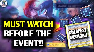 WATCH THIS BEFORE KOF EVENT  KOF Event Guide amp Tutorial how to get KOF Skins Mobile Legends [upl. by Innek]