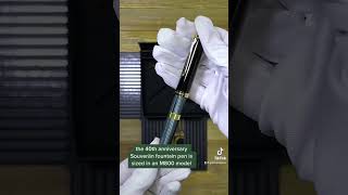 Pelikan 40 years of Souverän limited edition fountain pen unboxing [upl. by Tegirb708]